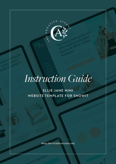 instruction guide cover