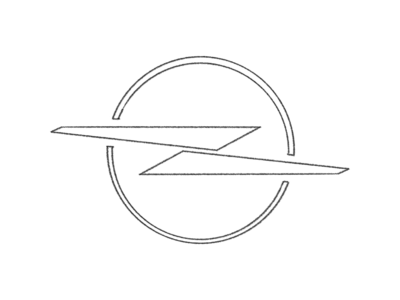 ilutrované logo opel