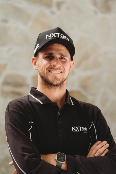 ai, apprentice carpenter at NXTgen Construction, learning the trade with enthusiasm and dedication to craftsmanship.