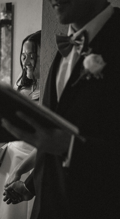 Groom gives private vows in Texas Hill Country wedding