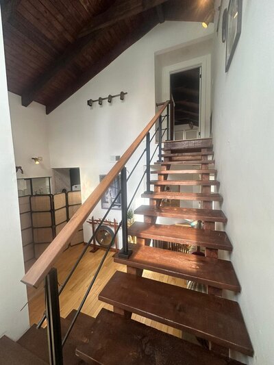 railing installation after