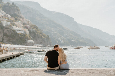 positano italy engagement session