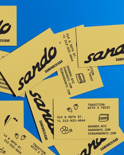 Sando Business Cards