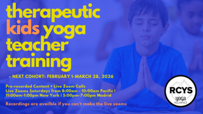 Specialized kids yoga certification course for yoga teachers seeking CE and RCYT eligibility