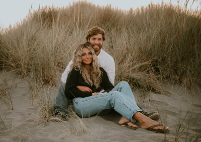 sunset California beach session soaking in the golden hour 