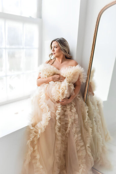 Maternity photo session in Huntersville NC 