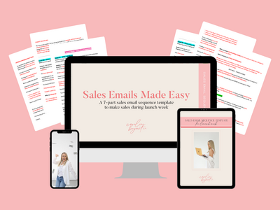 Sales Emails Made Easy by Caroline For Systems and Workflow Magic Bundle