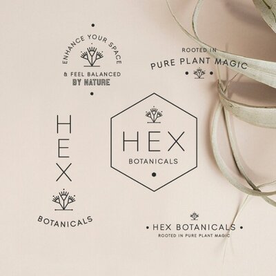 HEX Botanical Logo Variations (1)