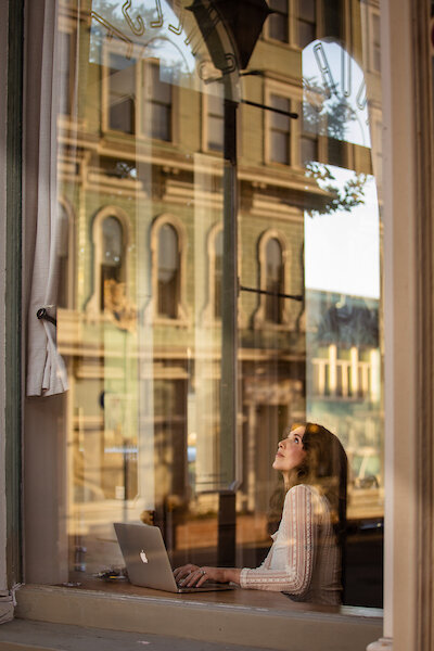 Nichole Collins designing branding and websites for humboldt County California businesses