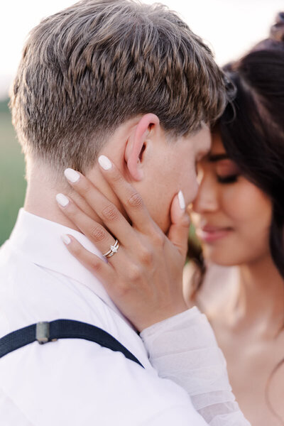 couple ring photo taken by minnesota wedding photographer