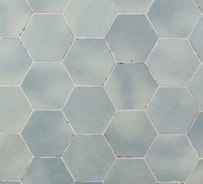 Gray stone-like ceramic.
