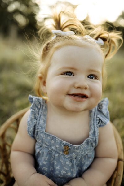 Contagious laughing during the mommy & me photoshoot