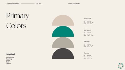 Custom Squarespace Website and Branding for Eczema GroupHug