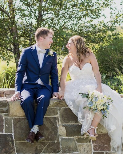 Wedding at Herrington on the Bay in North Beach, Maryland. Wedding florist Eastern Shore wedding venues.