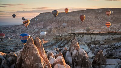 Cappadocia hot air balloon proposal