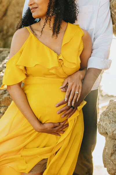 Black Woman Maternity Photography