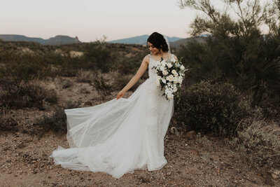 Bridal sessions with Arizona wedding photographer and videographer