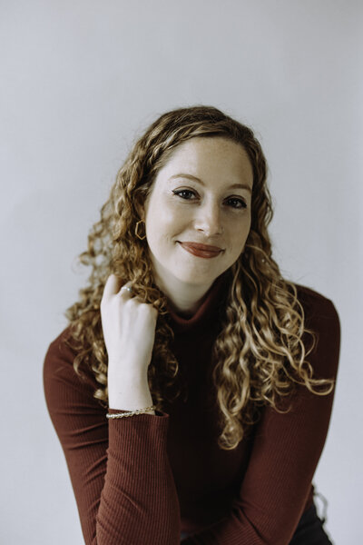 woman smiling at camera
