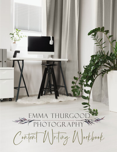 photography education - content writing workbook