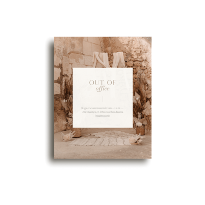 Minimal Instagram post template for photographer