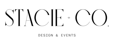 Stacie and co typographic logo