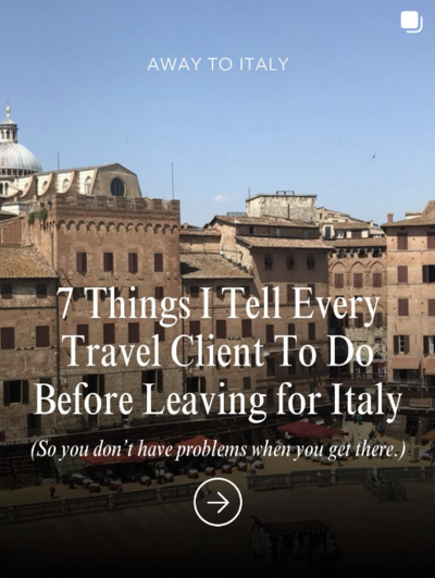 7 things I tell every travel client to do before leaving for Italy