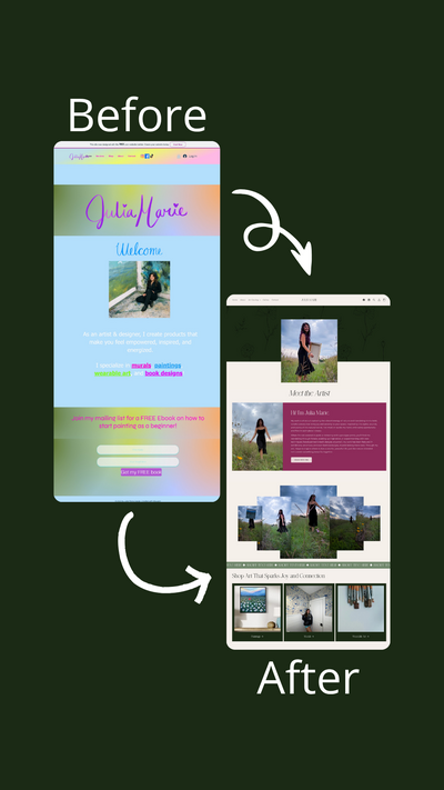 JMA Website Home Before & After