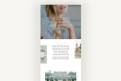 Website mockup.
