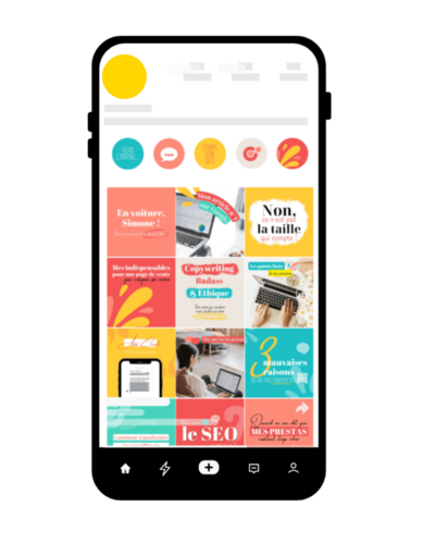 kit de visuels 100% personnalisés pour te démarquer sur Instagram