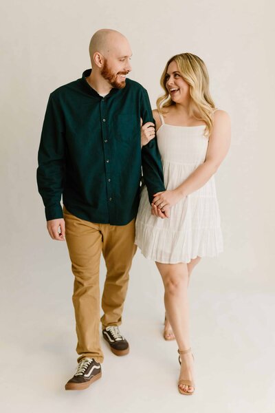 new hampshire studio engagement session