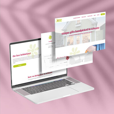 joye website designed for their home decor shop.