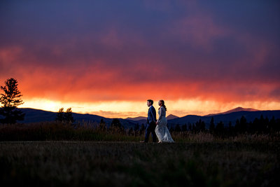 Granby-Colorado-Strawberry-Creek-Ranch-Wedding-Fire-on-the-Mountain-Wedding-Pops-of-Color-Fire-hot-colors-amazing-sunset-and-skies