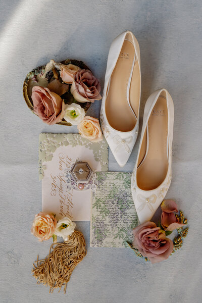 Wedding flatlay