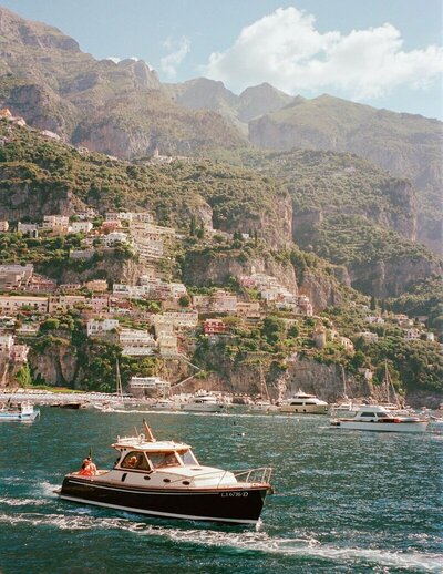 boat on water taken by one of the best wedding photographers in naples