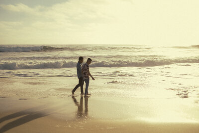 Thuy Tran Photos took couple photos for Louis and Michael at Windansea beach in San Diego