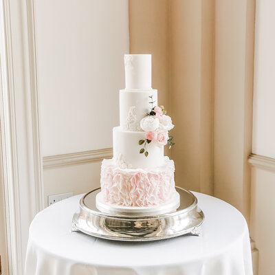 Wedding Cakes Nottingham, 4 tier marble wedding cake