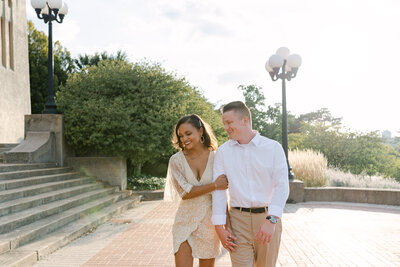 Engagement photo session at Forest Park in Saint Louis