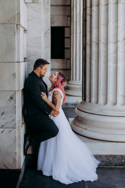 sunrise elopement photos