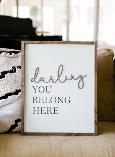 darling-you-belong-here-quote-wood-framed-design
