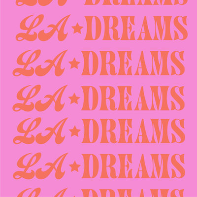 la dreams fashion brand online store typography logo & branding design