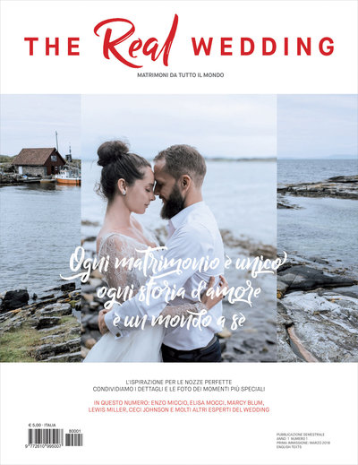 the real wedding magazine press cover elisa mocci