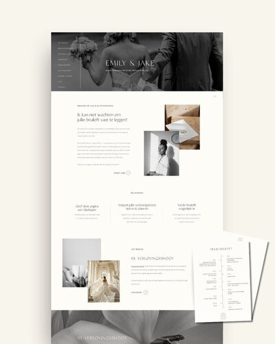 Showit Client Lounge Templates for Photographers