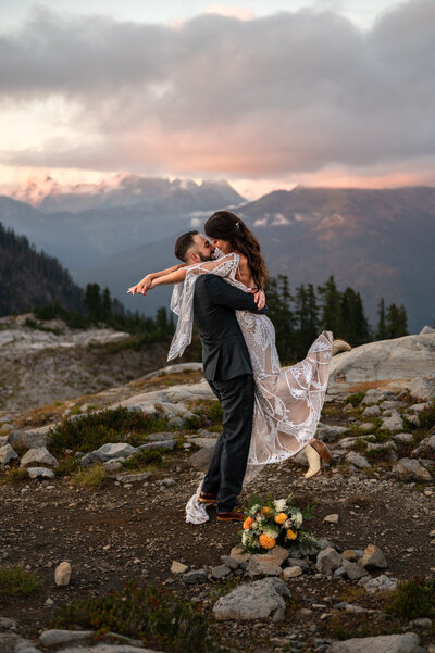 mt baker washington elopement