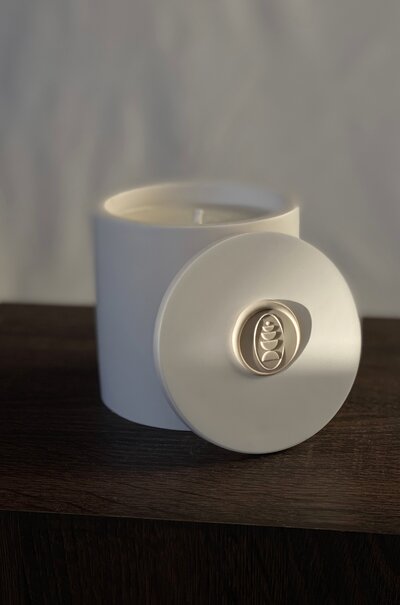 Luxury High Vibrational Meditation Candle.