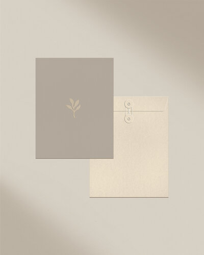 Custom brand identity package for a timeless hair salon, including logo, color palette, and brand elements.