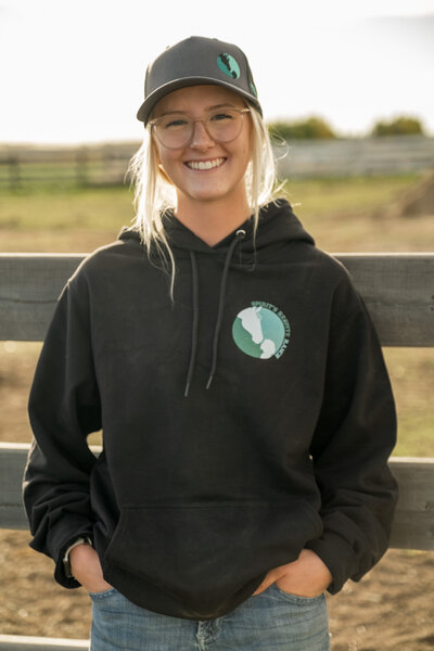 Justine, Coach and EAL facilitator at Spirit's Respite Ranch in Stettler, Alberta