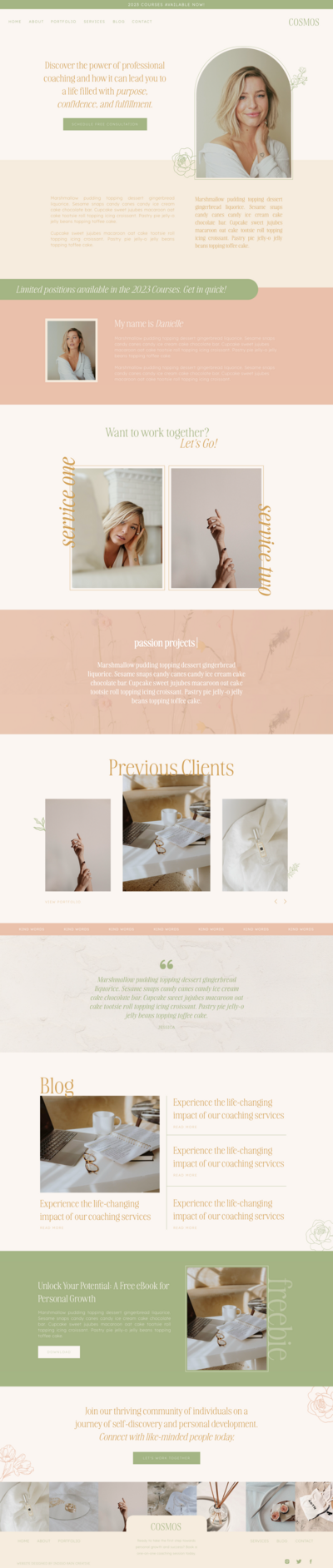 blogger showit template