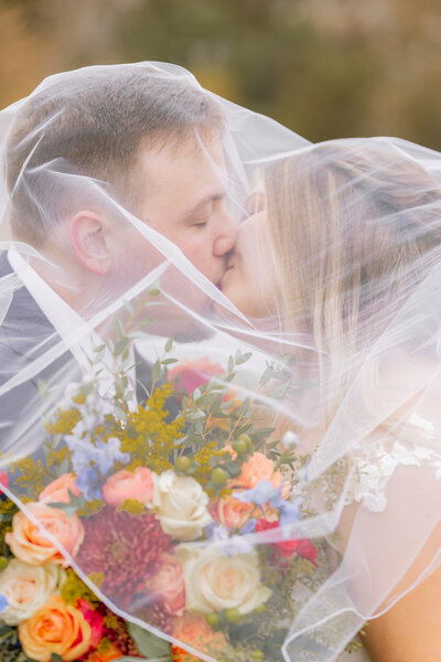 Colorful Wedding Photo