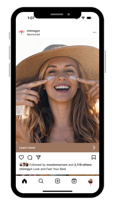 MedSpa Paid Social Media Ad