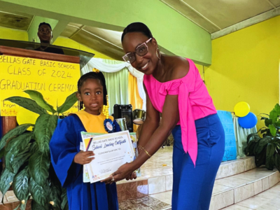 Rocksteady University Charity donated gowns and graduation material